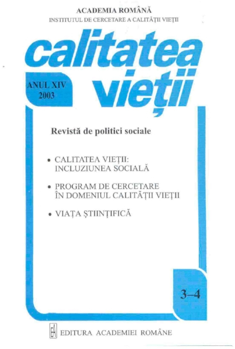 					View Vol. 14 No. 3-4 (2003)
				
